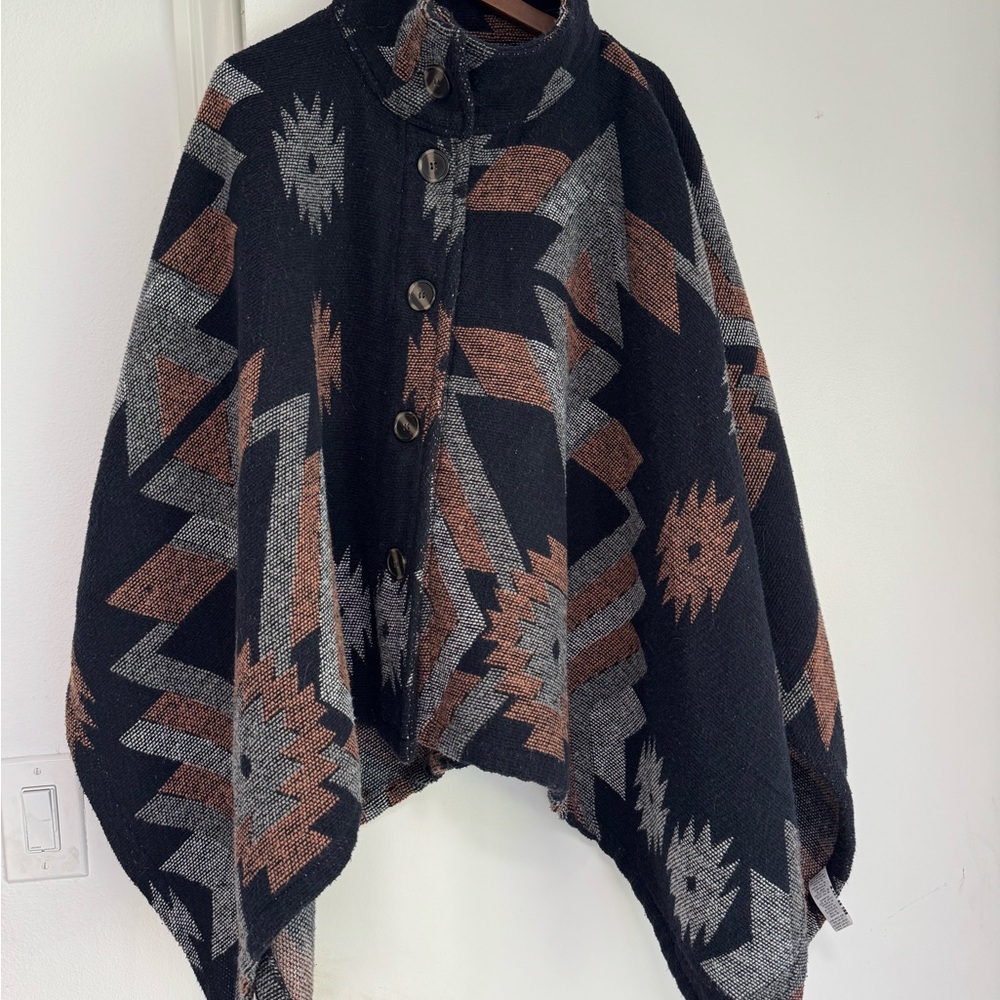 Thread & Supply South Western Poncho - Cape size XS/S